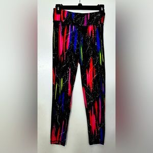 Ideology Girls Color Striped Leggings Large Good Condition